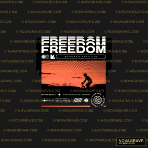 Freedom Patriotic Military 2 - DTF Transfer Design