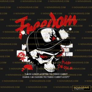 Freedom T Shirt Design By The Art Of War Streetwear Urban - Design DTF