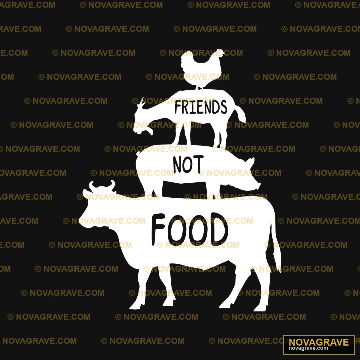 Friends Not Food Other Designs - DTF Ontwerp