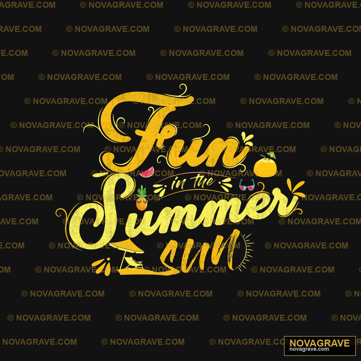 Fun In The Summer Sun Nature Botanical - DTF Ontwerp