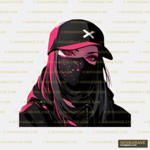 Gangsta Girl Music Culture - DTF Transfer Design