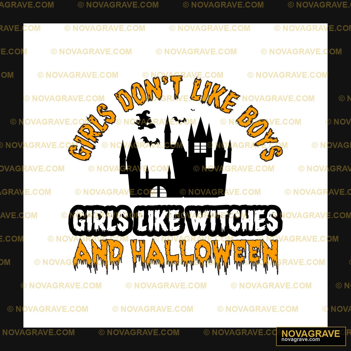 Girls Like Witches And Halloween Seasonal Holiday - DTF Ontwerp