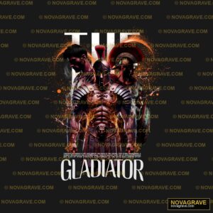 The Gladiator Roman Warrior DTF Design PNG SVG DXF Instant Download