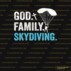 Go Family Skydiing Family Kids - Design DTF