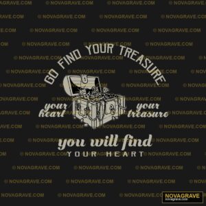 Go Into Your Treasure Typography Slogans - Design DTF