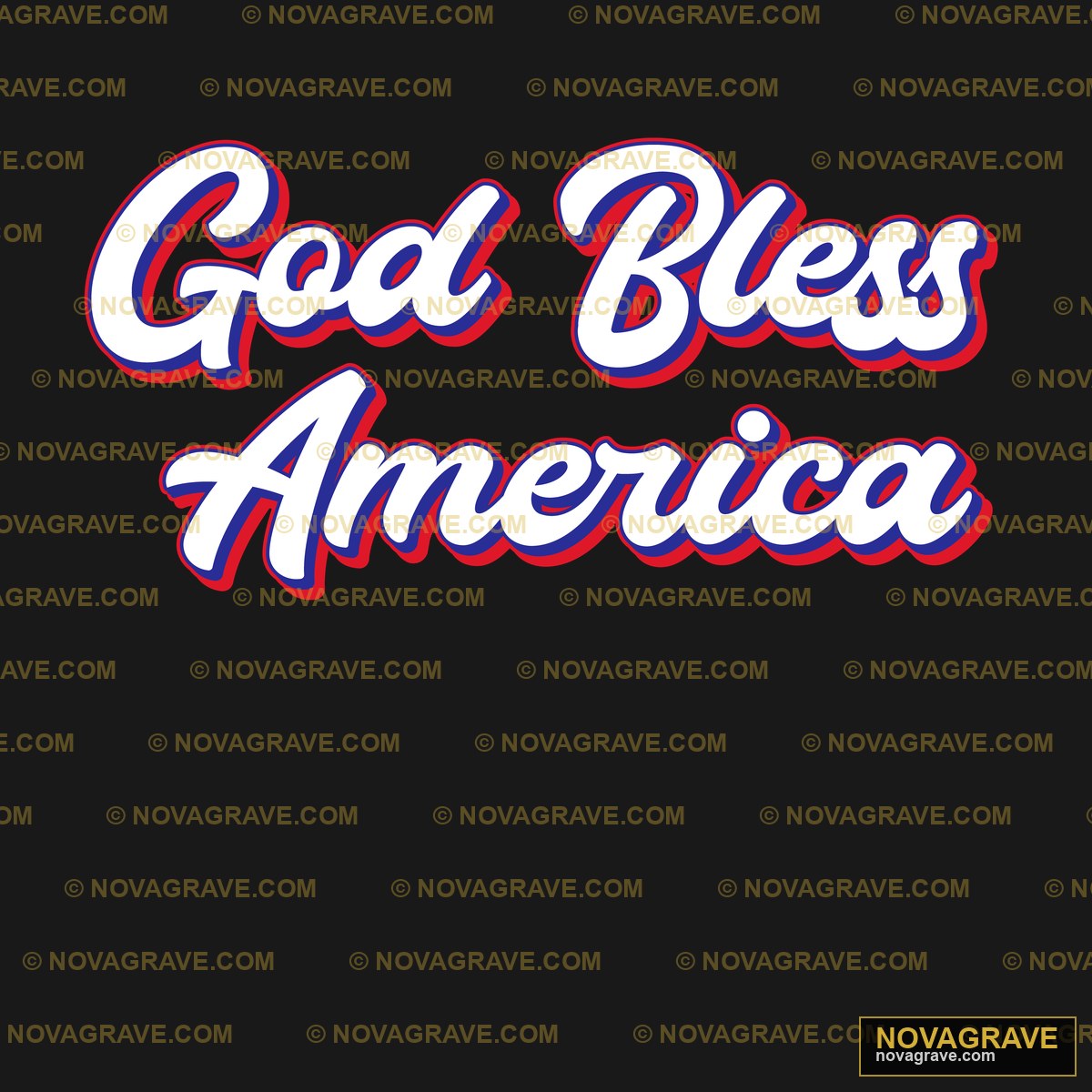 God Bless America Religious Spiritua DTF Design