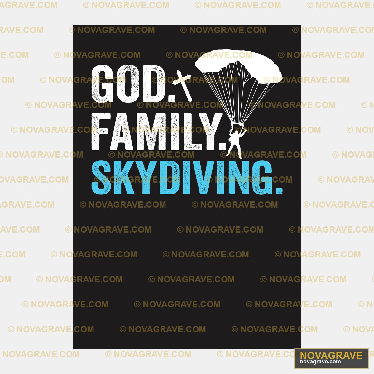 God Family Skydiing By Thepaper Religious Spiritua - Design DTF