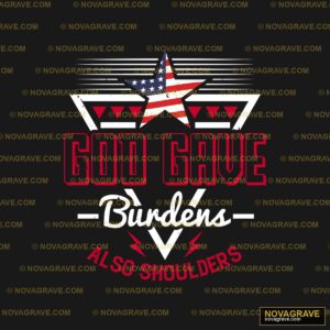 God Gave As Shoulders Nature Botanical - Design DTF