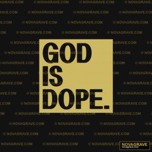 God Is Dope Religious Spiritua - Design DTF