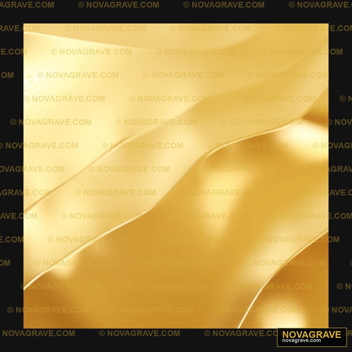 Gold Background With Smooth Lines Streetwear Urban - Design DTF