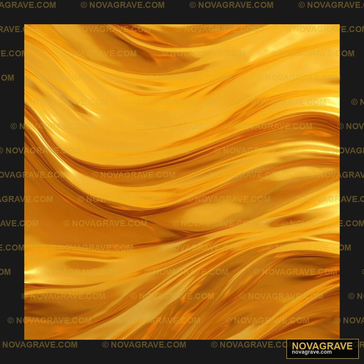 Golden Background With Wavy Lines Streetwear Urban - DTF Ontwerp