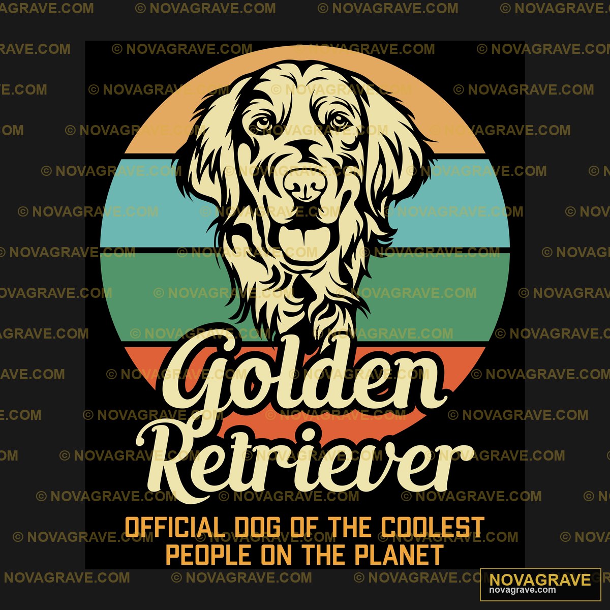 Golden Retrieve Logo Streetwear Urban - DTF Ontwerp