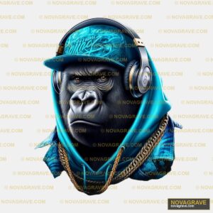 Gorilla Dj Wallpapers Animals Wildlife - Design DTF