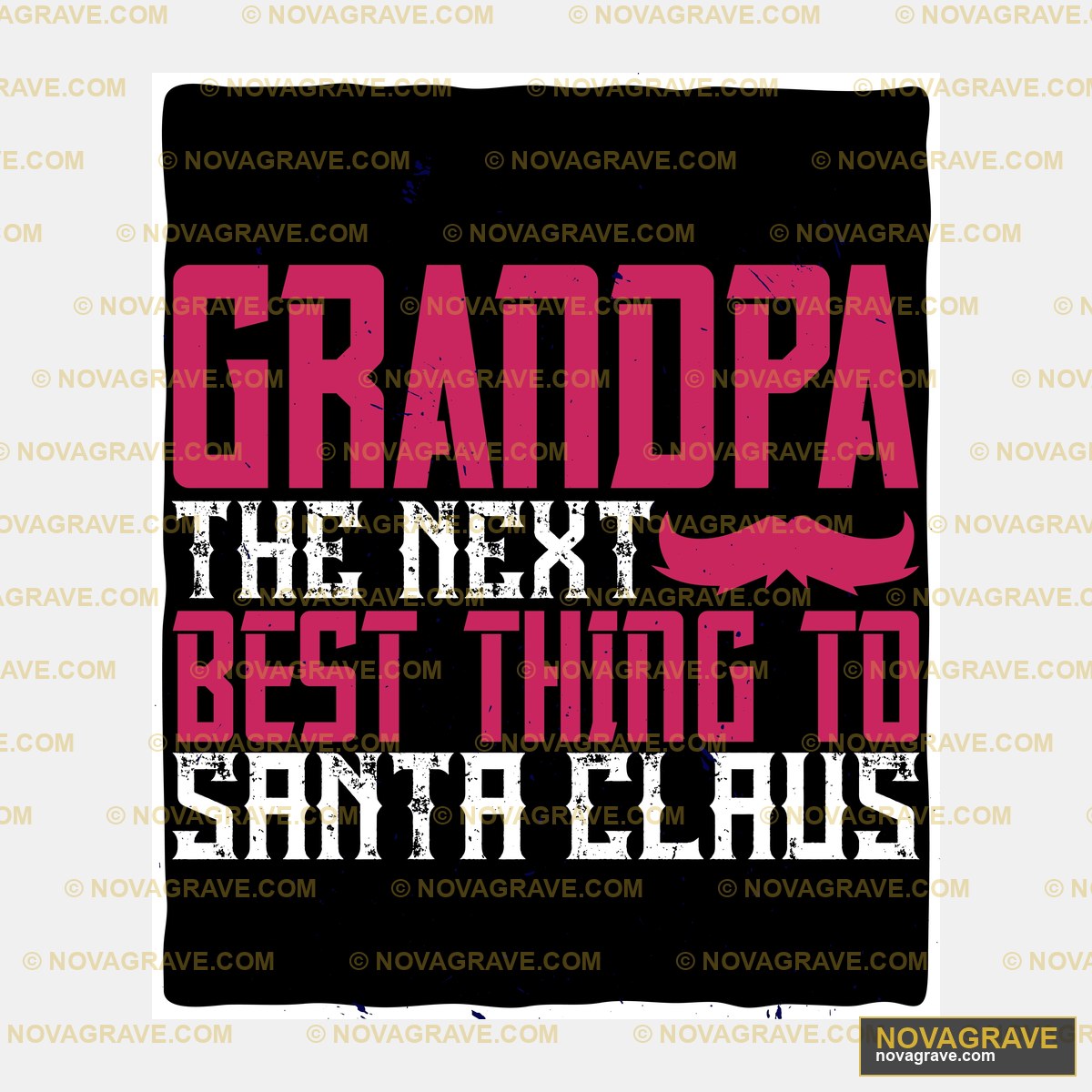Grandpa The Next Best Dad In The World Family Kids - Design DTF