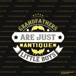 Grandparents Are Just Little Boys Family Kids - Design DTF