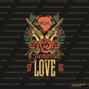 Guns Love Guns And Roses Seasonal Holiday 2 - DTF Ontwerp