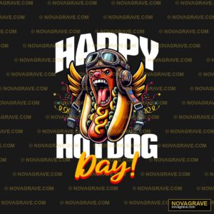 Funny Hot Dog Pilot DTF Design - SVG/PNG/DXF Instant Download