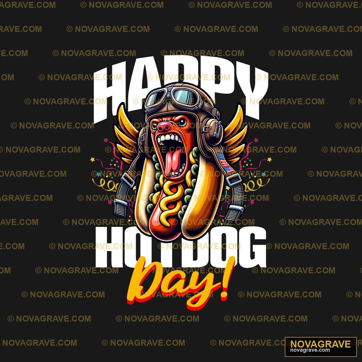 Funny Hot Dog Pilot DTF Design - SVG/PNG/DXF Instant Download