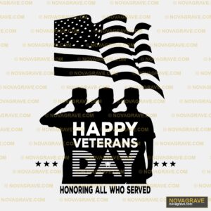 Happy Veterans Day Patriotic Military - DTF Transfer Design