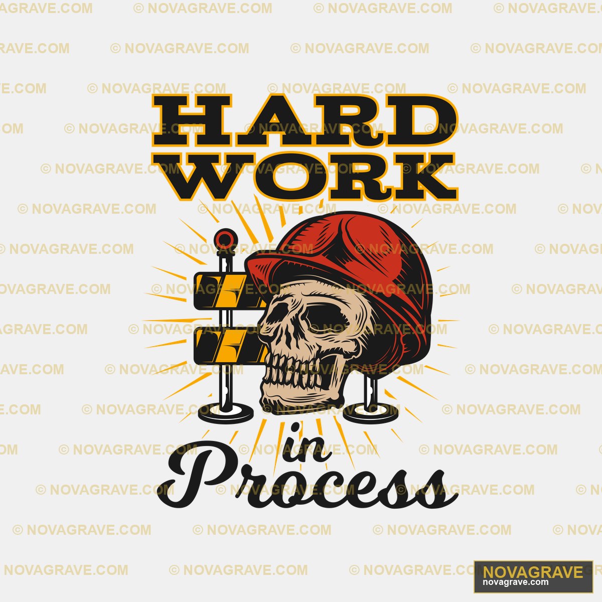 Hard Work Pizza Logo Other Designs - DTF Ontwerp