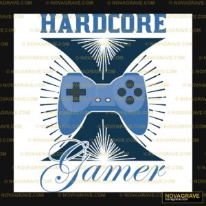 Hardcore Gamer Logo Other Designs - DTF Transfer Design