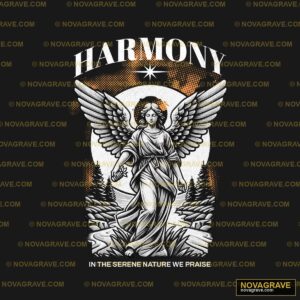 Harmony In The Nature Nature Botanical - DTF Transfer Design