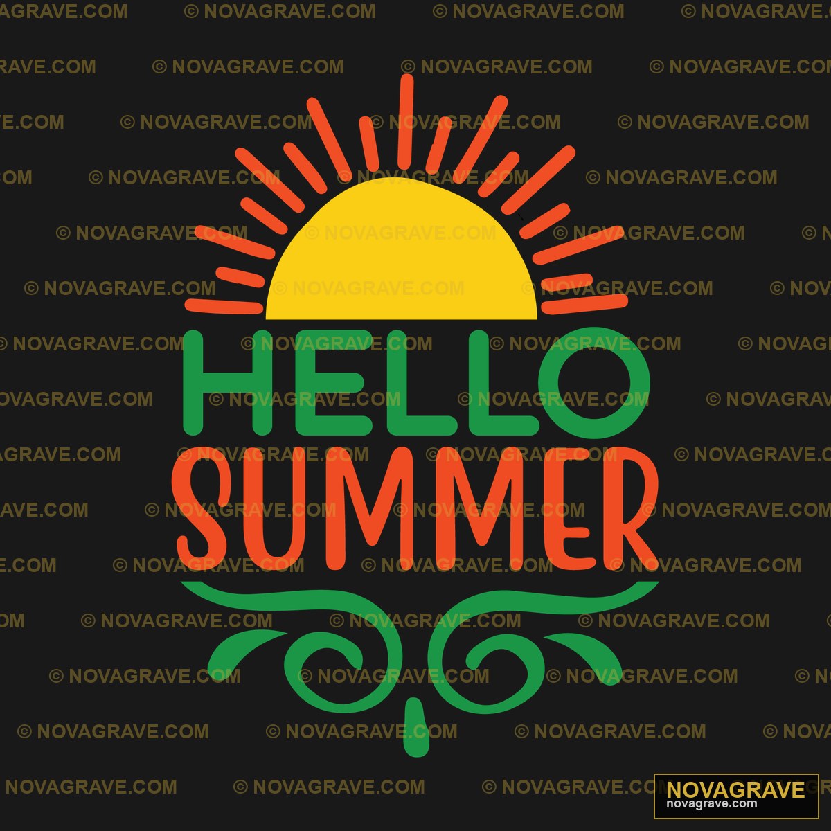 Hello Summer Logo Other Designs 2 - Design DTF