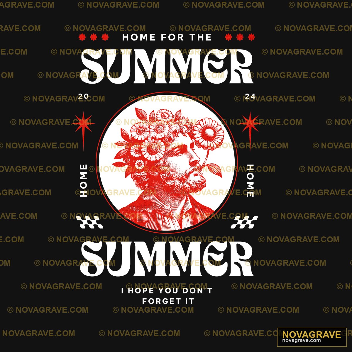 Home For The Summer Other Designs - DTF Transfer Design