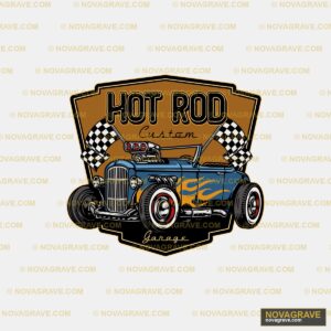 Hot Rod Hot Rod Retro Vintage - DTF Transfer Design