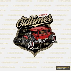 Hot Rod Rodt Hot Rodt Hot Rod Retro Vintage - DTF Transfer Design