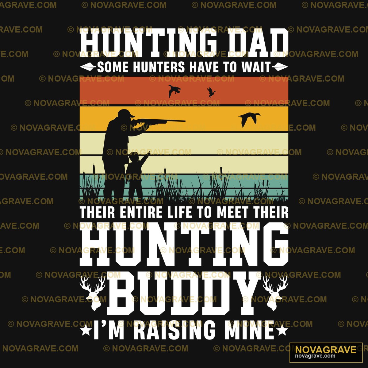 Hunting Dad Shirt Family Kids - Design DTF