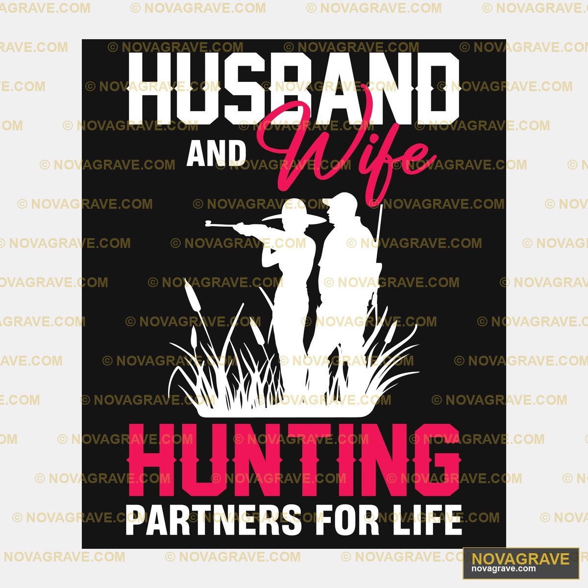 Husband And Wife Hunting Partner Music Culture - Design DTF