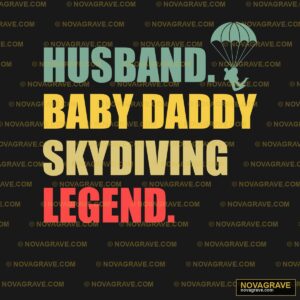 Husband Baby Skydiing Legend Music Culture - DTF Ontwerp