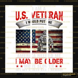 I Am Veteran Shirt Patriotic Military - DTF Ontwerp