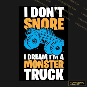 I Dont Shirt Design For Monster Truck Driver Other Designs - DTF Transfer Design