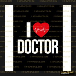 I Love Doctor Seasonal Holiday - DTF Transfer Design
