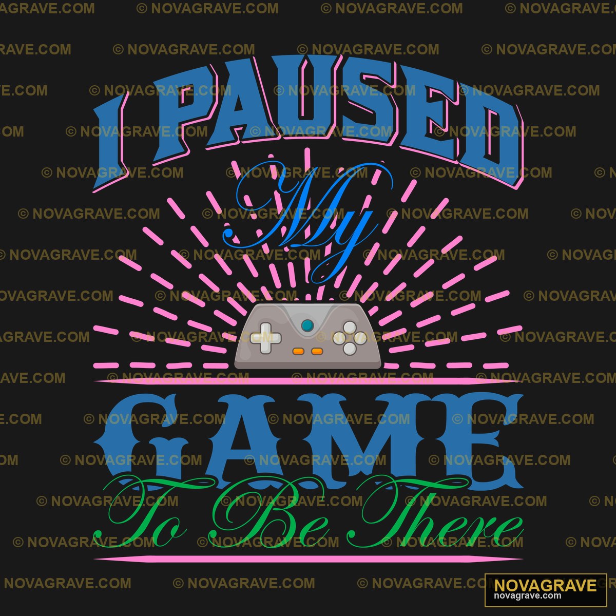 I Paused It Game To Be Free Other Designs - Design DTF