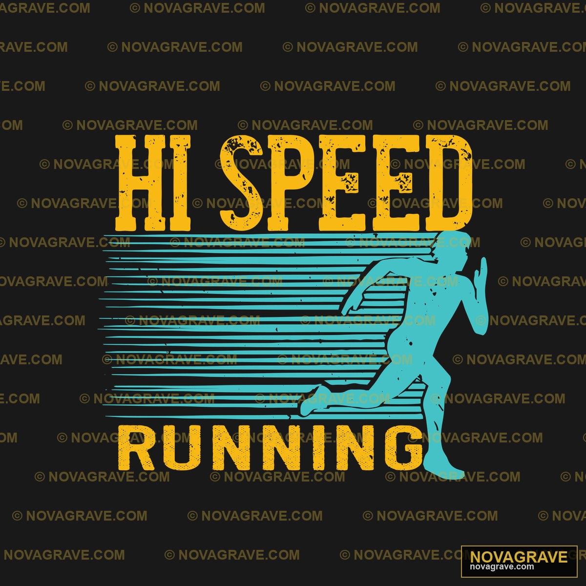 I Speed Running Other Designs - DTF Transfer Design