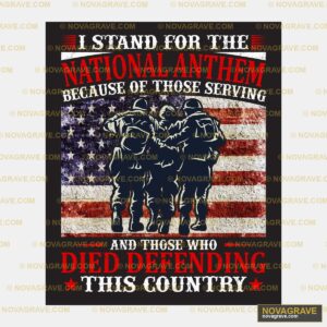 I Stand For The National Anthem Other Designs - DTF Ontwerp