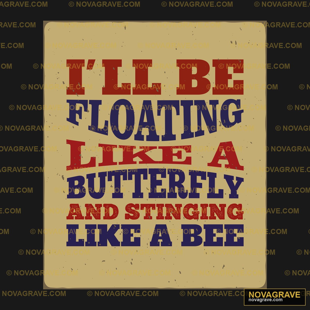 Ill Be Floating Like A Butterfly And Singing Animals Wildlife - DTF Ontwerp
