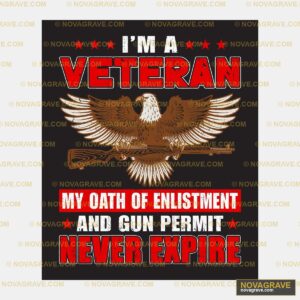 Im A Veteran My Oath Is An Eagle Animals Wildlife - DTF Ontwerp