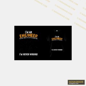 Im An Engineer T Shirt Professions 2 - DTF Transfer Design