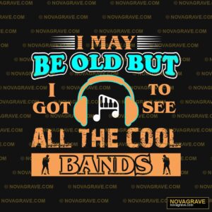 Im Bob But I Go To All Cool Bands Music Culture - DTF Ontwerp
