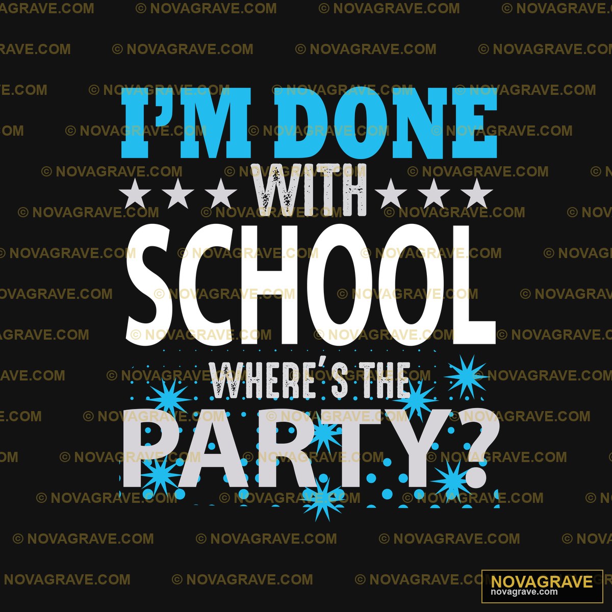 Im Done With Wheres The Party Other Designs - DTF Transfer Design