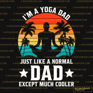 Im Yoga Dad Shirt Family Kids - DTF Ontwerp
