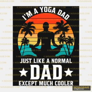 Im Yoga Dad T Shirt Family Kids - DTF Ontwerp