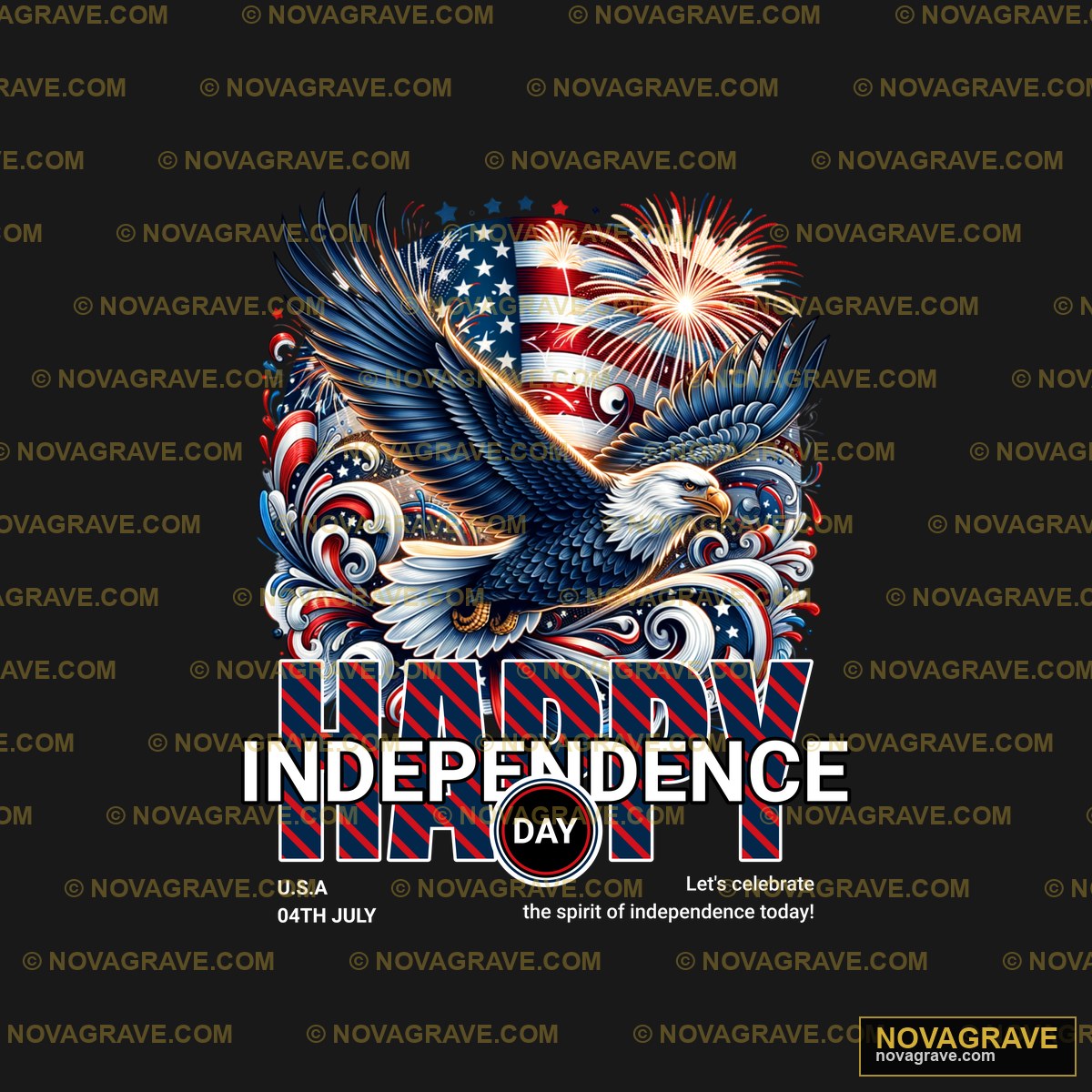 Independence Day T Shirt Design Patriotic Military - DTF Transfer Design