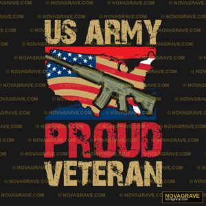 Is Army Proud Veteran Patriotic Military - DTF Ontwerp