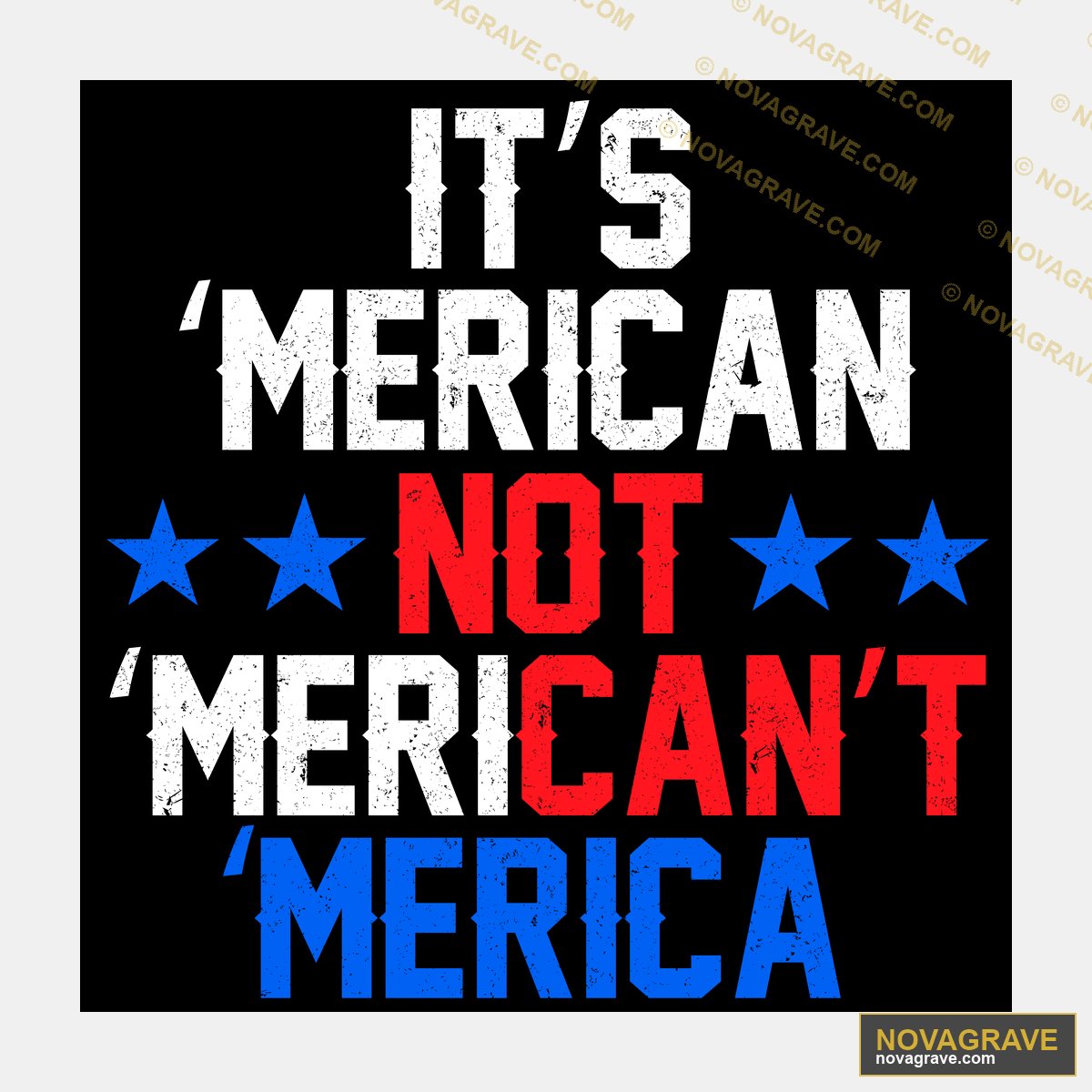 Its American Not Merant Shirt Other Designs - DTF Ontwerp
