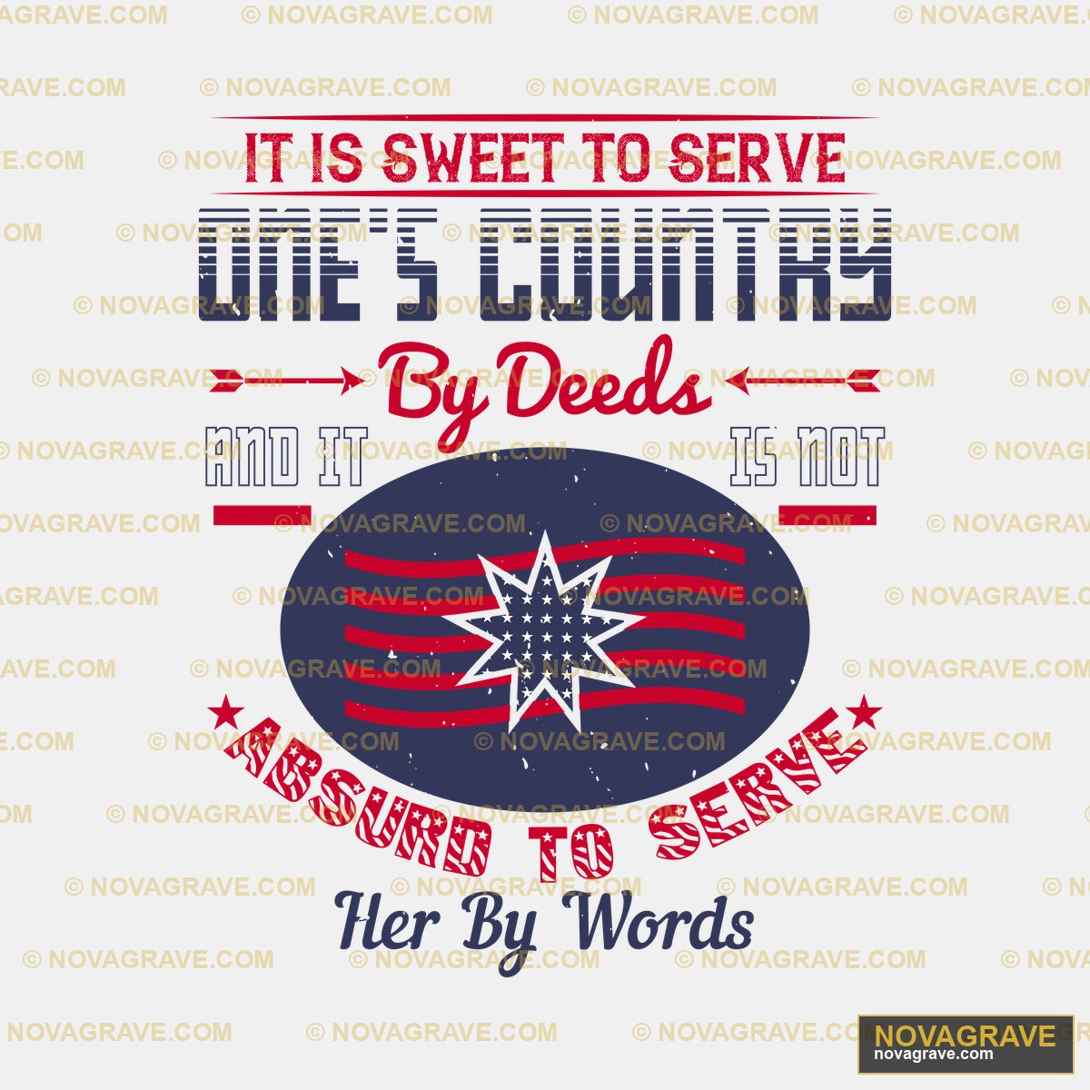 Its Never To Serve The Country By Red White A Music Culture - Design DTF